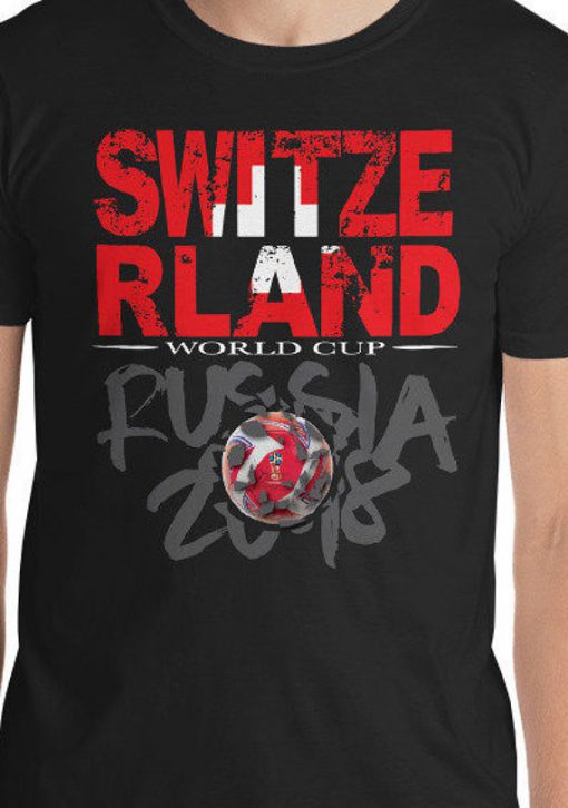 World Cup Football 2018 Russia Switzerland T-Shirt