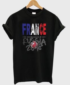 World Cup Football 2018 Russia France T-Shirt