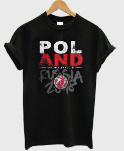 World Cup Football 2018 Russia Poland T-Shirt