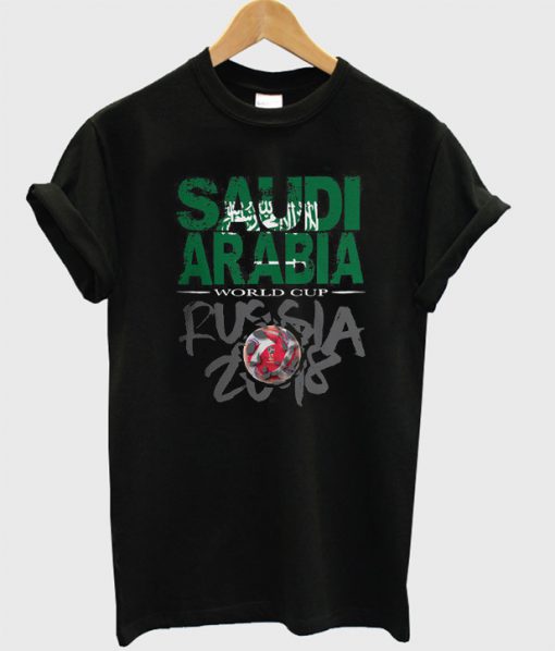 World Cup Football 2018 Russia Saudi Arabia T-Shirt