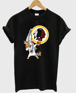 Dabbing Hip Hop Unicorn Dab With Football T-Shirt