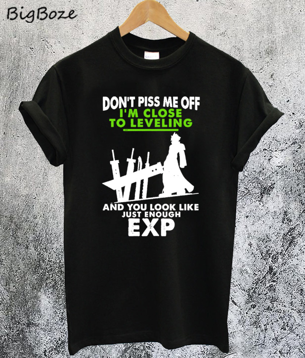 Dont Piss Me Off Im Close To Leveling T Shirt 6791