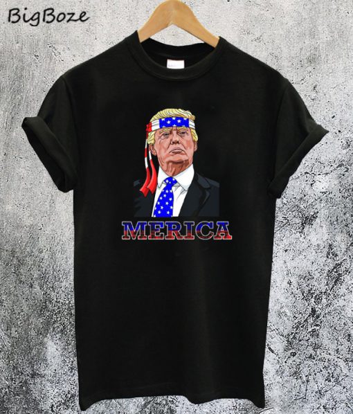 Merica Trump 4th of July T-Shirt
