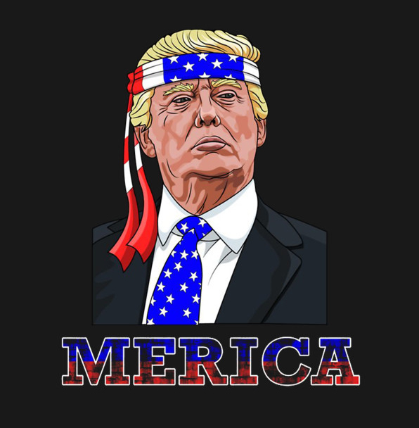 Merica Trump 4th of July T-Shirt