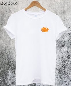 Nickelodeon Orange Text T-Shirt