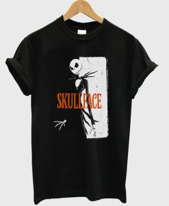 Skull Face Jack Skellington T-Shirt