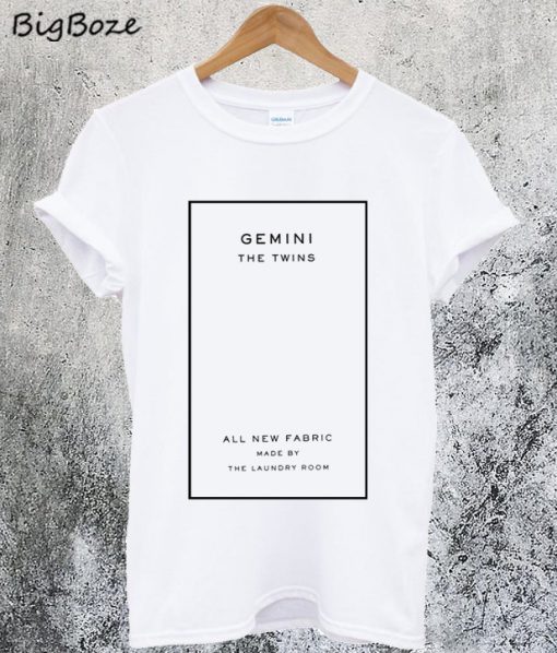 Zodiac Gemini The Twins T-Shirt