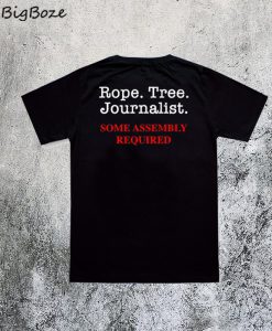 Rope Tree Journalist Back T-Shirt