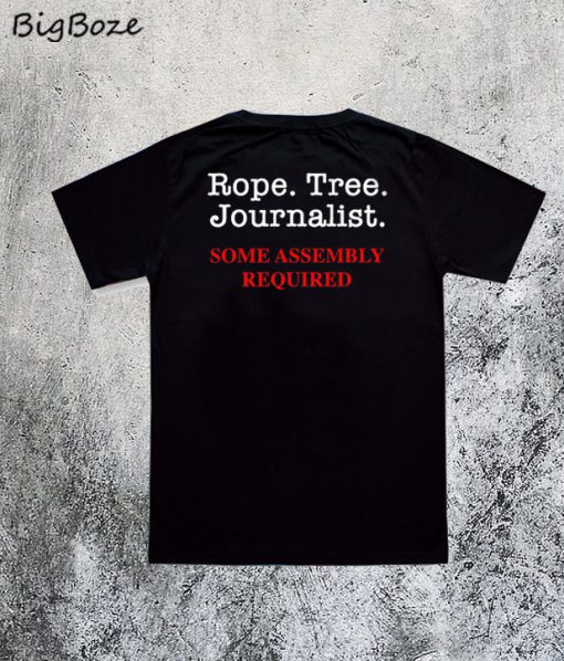 Rope Tree Journalist Back T-Shirt
