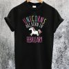 Unicorns Are Born In February T-Shirt