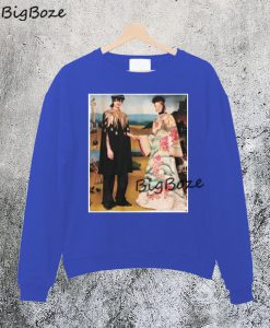 Taehyung BTS Blue Sweatshirt