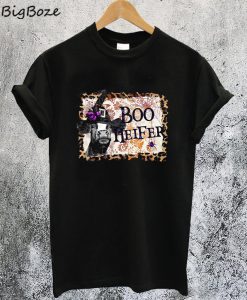 Halloween Boo Heifer T-Shirt