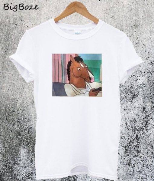 Horseman Funny Cartoon T-Shirt