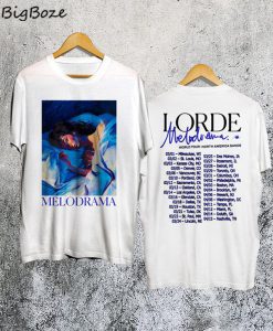 Lorde Melodrama Concert World Tour Dates T-Shirt