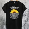 Mental Health Awareness Sunflower Brain T-Shirt