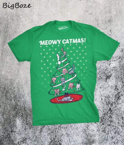 Meowy Catmas T-Shirt