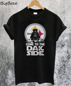 Pittsburgh Steelers Come to the Dak Side Dark Vader T-Shirt