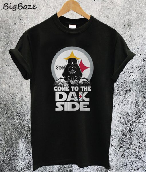 Pittsburgh Steelers Come to the Dak Side Dark Vader T-Shirt