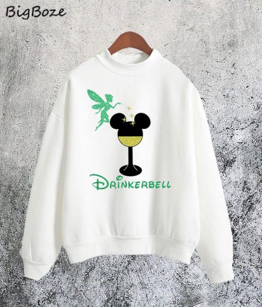 Disney Wine Drinkerbell Sweatshirt