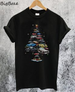 Mustang Car Christmas T-Shirt