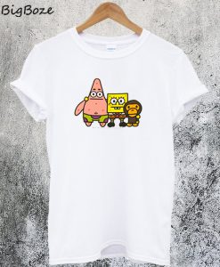 Patrick Spongebob And Monkey T-Shirt