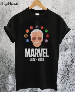 Stan Lee Marvel R.I.P 1922-2018 T-Shirt