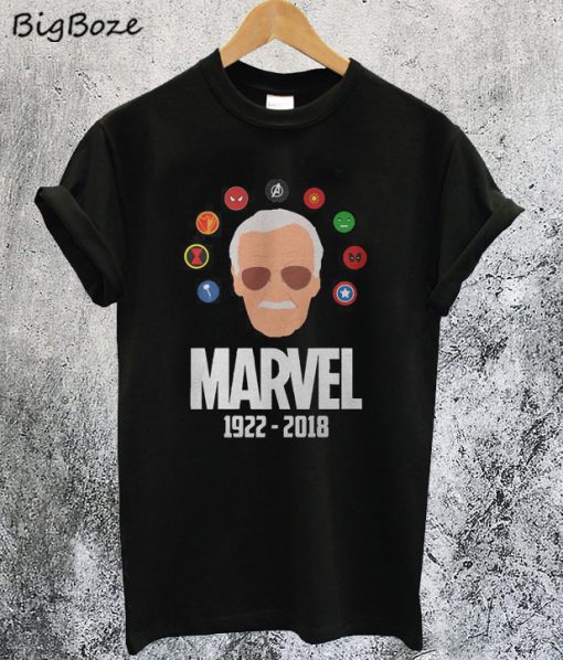 Stan Lee Marvel R.I.P 1922-2018 T-Shirt