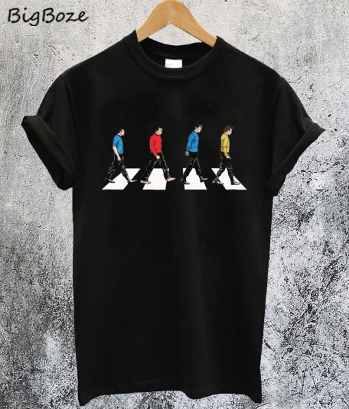 Star Trek Tribute to The Beatles Abbey Road T-Shirt