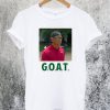 Tiger Woods Goat Hat Backwards T-Shirt