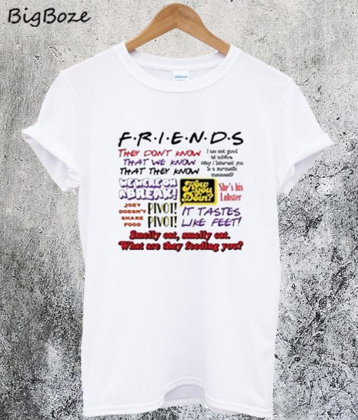 Friends What Are They Feeling You T-Shirt