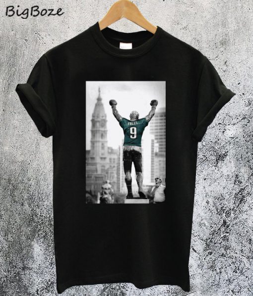 Rocky Statue Nick Foles T-Shirt