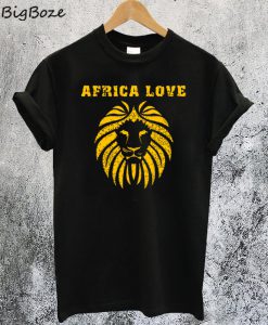 Africa Love Golden Lion T-Shirt