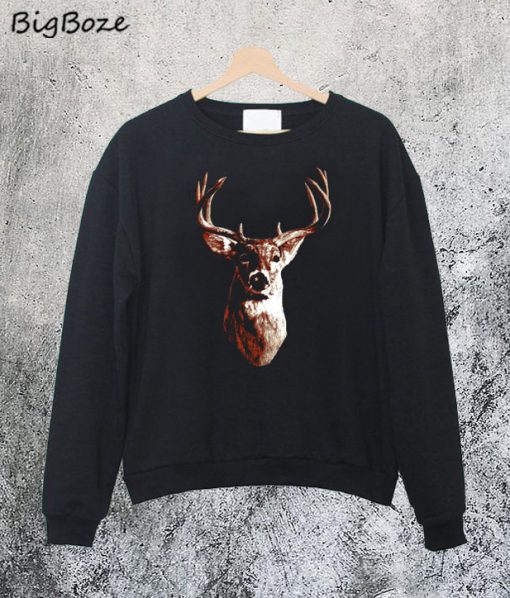 Deer Head Sweatshirt