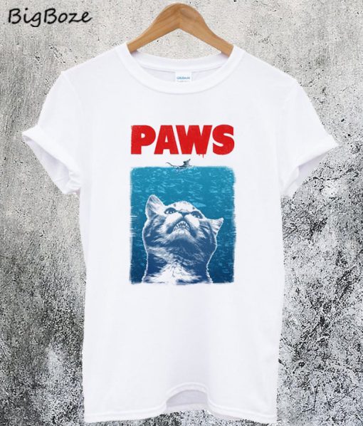 Paws Cat Parody T-Shirt