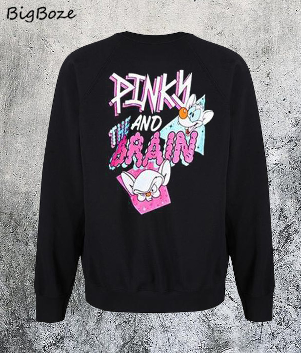 Pinky and The Brain Back Sweatshirt