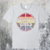 Positive Vibes Rainbow Peace Sign Hippie T-Shirt