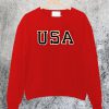 Red Vintage USA Sweatshirt