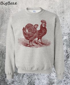 Rooster and Hen Sweatshirt