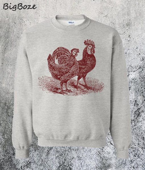 Rooster and Hen Sweatshirt