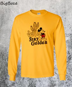 Stay Golden Mickey Mouse Sweatshirt