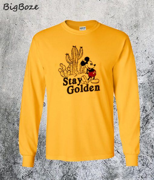 Stay Golden Mickey Mouse Sweatshirt