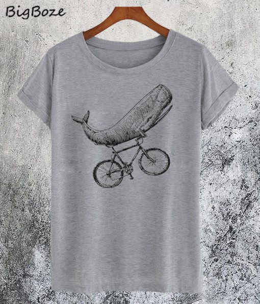 Whale on a Bike T-Shirt