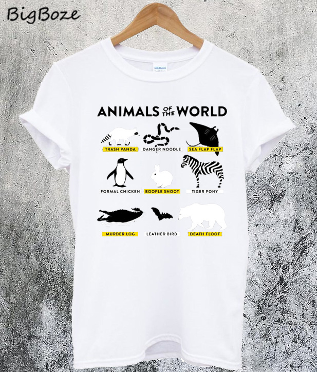 Animals of The World T-Shirt