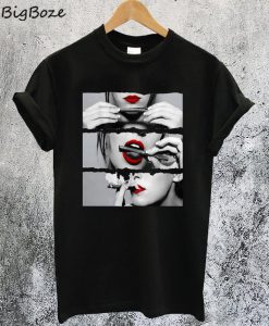 Blunt Roll Red Lips T-Shirt