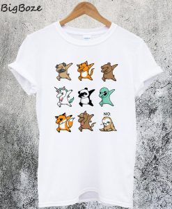 Happy Animals Dabbing T-Shirt