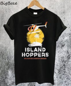 Island Hoppers Helicopter Chapter Service T-Shirt