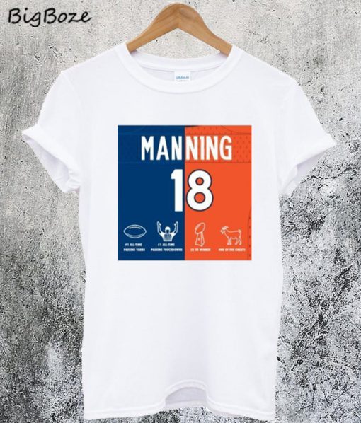 Peyton Manning Hall Of Fame T-Shirt
