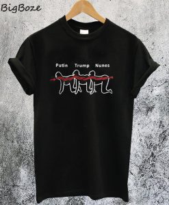 Putin Trump Nunes Human Centipede T-Shirt