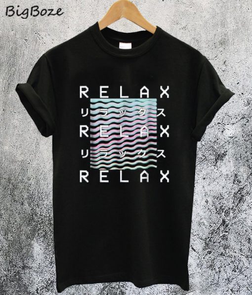 Relax Vaporwave Japanese T-Shirt