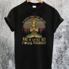 Yoga I'm Mostly Peace Love and Light T-Shirt